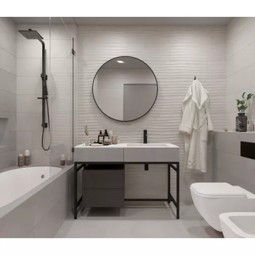 Плитка облиц. Eco Loft GT Светло-серый  60*25 (03), Выбрать цвет: Светло-серый рельеф, изображение 9