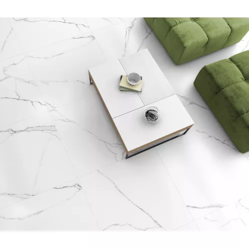 Плитка грес глаз. Marmo_GT Белый 60*60/60*120, Выбрать размер: 60*60, изображение 14