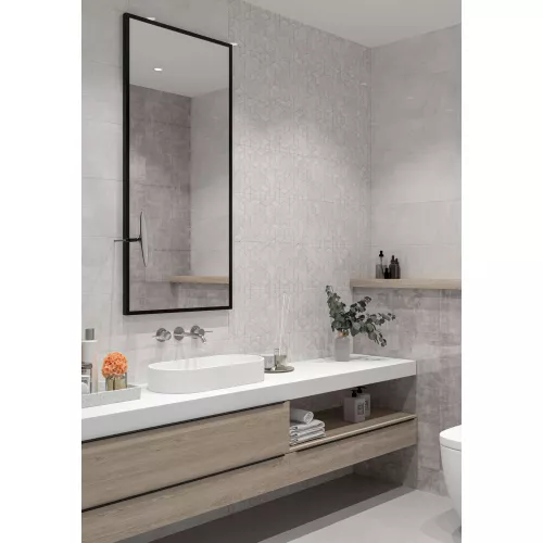 Плитка облицовочная  Pulsar GT Серый 60*25  (04), Выбрать цвет: Серый геометрия, изображение 3