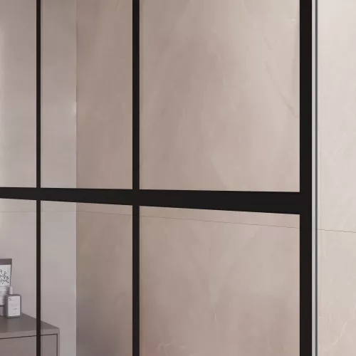 Душевая перегородка RGW WA-018B, Цвет стекла: прозрачное, Цвет профиля: Черный, Выбрать размер: 130, изображение 4