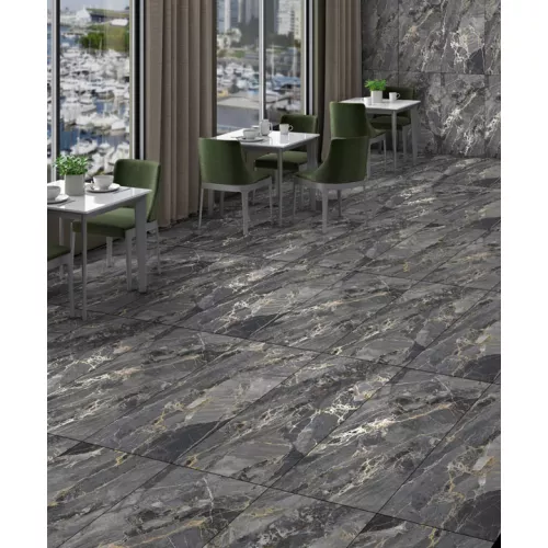 Керамогранит Stonela_GT Черный 60x120, изображение 6