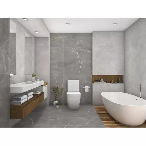 Плитка грес глаз. Bliss_GT Серый 60*60/60*120, Выбрать размер: 60*120, изображение 16