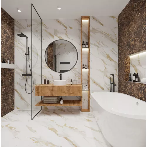 Плитка грес глаз. Imperador_GT Коричневый 60*60/60*120, Выбрать размер: 60*60, изображение 12