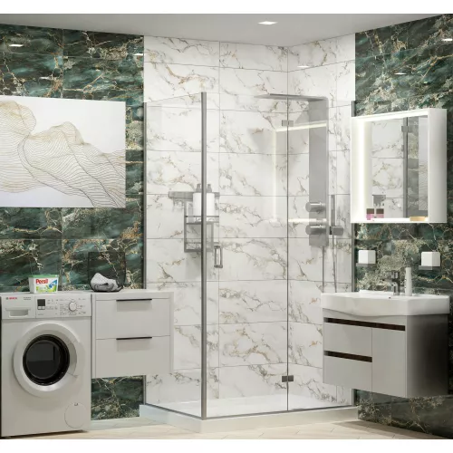 Настенная плитка Marigold_GT Белый 30x60, Выбрать цвет: Белый, изображение 10