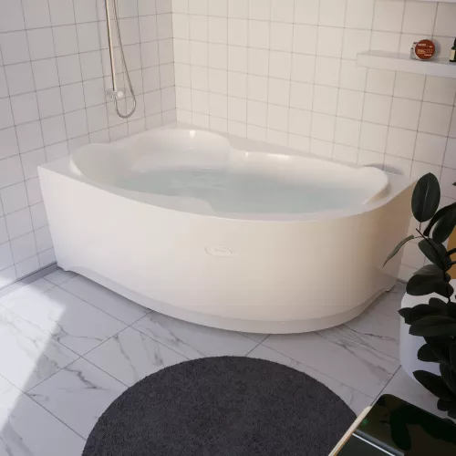 Ванна акриловая Radomir Ирма с гидромассажем, левая 169х110, изображение 12