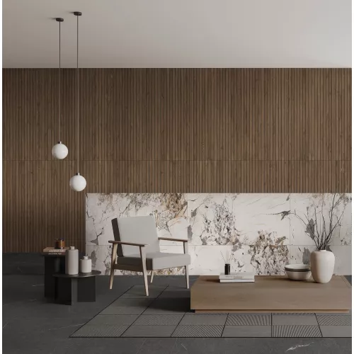 Керамогранит Laurent_GT Белый 60x120, изображение 13