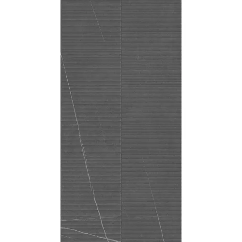 Керамогранит Nylo_GT Черный 60x120 линии, Выбрать цвет: Черный/линии, изображение 4