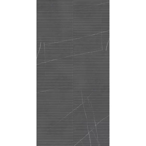 Керамогранит Nylo_GT Черный 60x120 линии, Выбрать цвет: Черный/линии, изображение 5