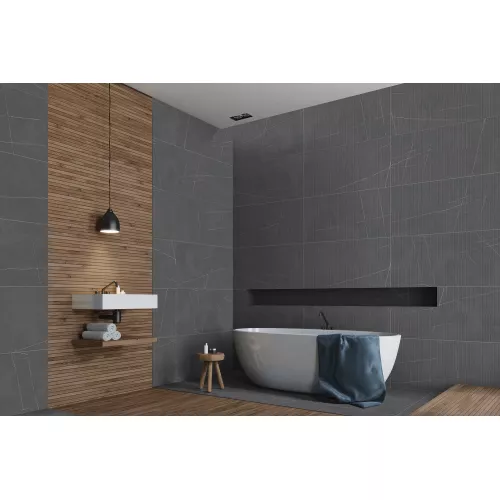 Керамогранит Nylo_GT Черный 60x120, Выбрать цвет: Черный, изображение 6