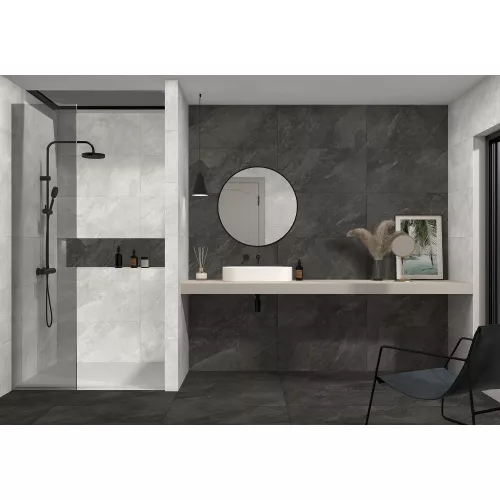 Керамогранит Newton_GT Светло-серый 40x80, Выбрать цвет: Светло-серый, изображение 6