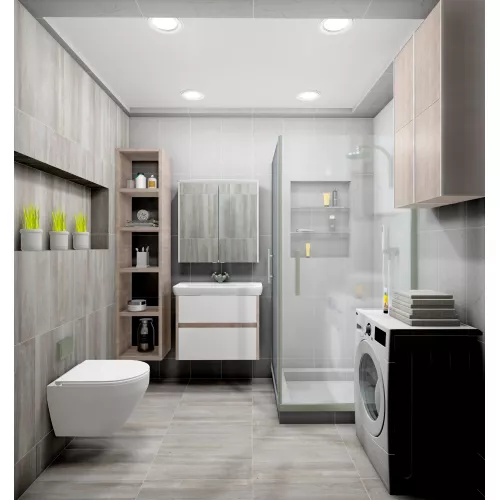 Керамогранит Antares_GT Белый 30x60, Выбрать цвет: Белый, изображение 7