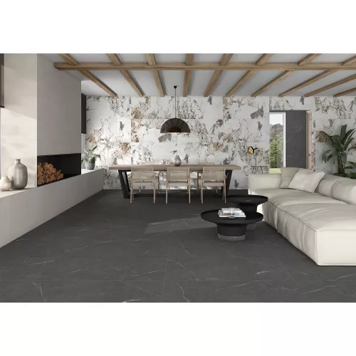 Керамогранит Lakeside_GT Черный 60x120, Выбрать цвет: Черный, изображение 8