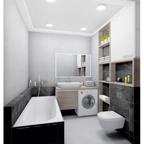 Керамогранит Antares_GT Темно-серый 30x60, Выбрать цвет: Темно-серый, изображение 7