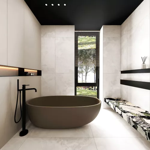 Керамогранит Biscotti_GT Серо-бежевый 60x120, изображение 8