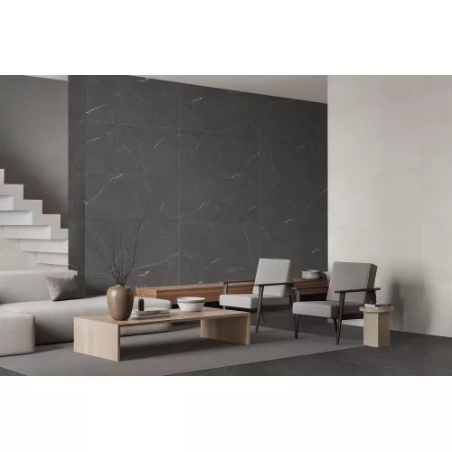 Керамогранит Lakeside_GT Черный 60x120, Выбрать цвет: Черный, изображение 9