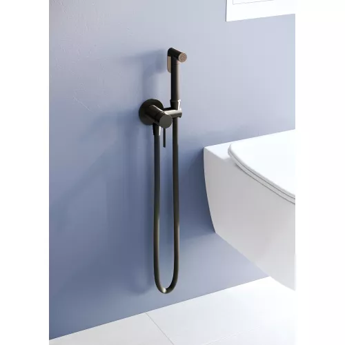 Гигиенический душ со смесителем RGW SP-211B, Выбрать цвет: Черный, изображение 4