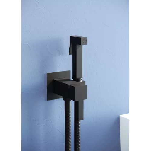 Гигиенический душ со смесителем RGW SP-212B, Выбрать цвет: Черный, изображение 4