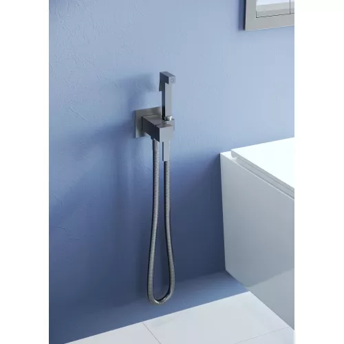 Гигиенический душ со смесителем RGW SP-212Gr, Выбрать цвет: Никель, изображение 3