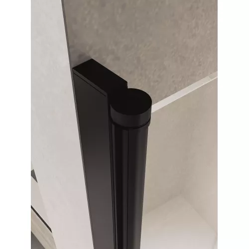 Душевая дверь RGW PA-104B, Цвет стекла: прозрачное, Цвет профиля: Черный, Выбрать размер: 70, изображение 5