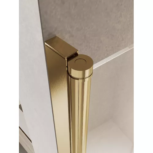 Душевая дверь RGW PA-104Gb, Цвет стекла: прозрачное, Цвет профиля: Золото, Выбрать размер: 100, изображение 5