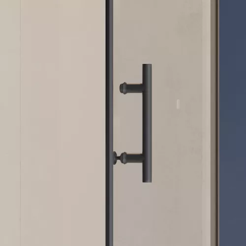 Душевая дверь RGW HO-012B, Цвет стекла: прозрачное, Цвет профиля: Черный, Выбрать размер: 120, изображение 5