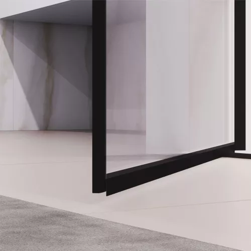 Душевая дверь RGW PA-06B, Цвет стекла: прозрачное, Цвет профиля: Черный, Выбрать размер: 70, изображение 10