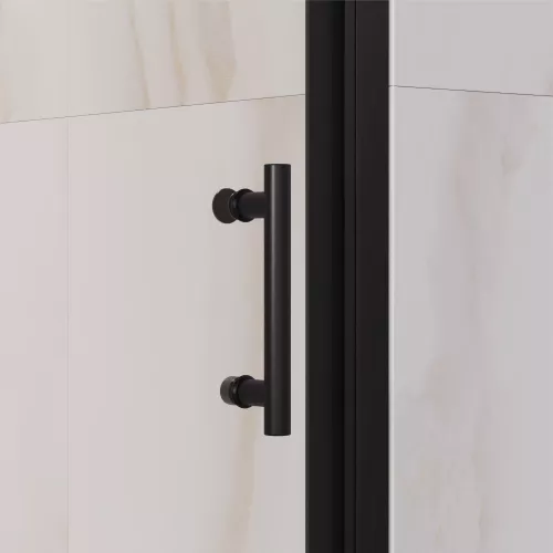 Душевая дверь RGW PA-06B, Цвет стекла: прозрачное, Цвет профиля: Черный, Выбрать размер: 70, изображение 6