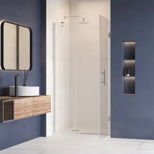 Душевая дверь RGW HO-012, Цвет стекла: прозрачное, Цвет профиля: Хром, Выбрать размер: 90, изображение 5