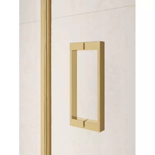 Душевая дверь RGW PA-104Gb, Цвет стекла: прозрачное, Цвет профиля: Золото, Выбрать размер: 100, изображение 4