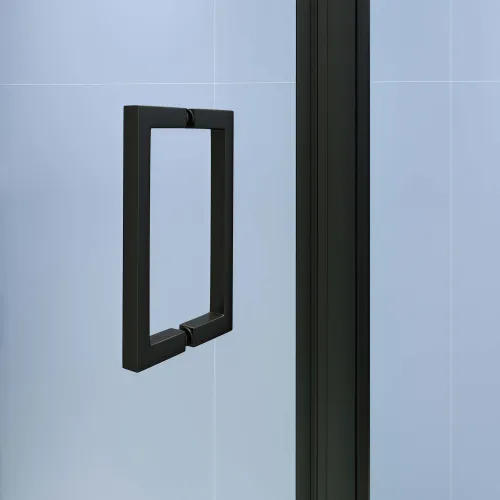 Душевая дверь RGW SV-05-B Чёрный/Прозрачное, Цвет стекла: прозрачное, Цвет профиля (вариация): Черный, Выбрать размер: 100, изображение 3