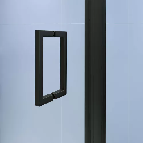 Душевая дверь RGW SV-05-B Чёрный/Black Smart Line, Цвет стекла: матовое, Цвет профиля: Черный, Выбрать размер: 80, изображение 3