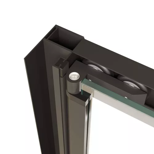 Душевая дверь RGW PA-21B, Цвет профиля: Черный, Выбрать размер: 90, изображение 5