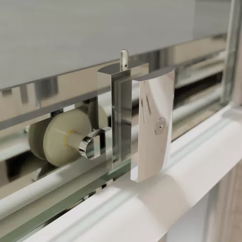 Душевая дверь RGW PA-14, Цвет стекла: прозрачное, Цвет профиля: Хром, Выбрать размер: 180, изображение 6