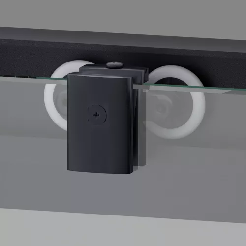 Душевая дверь RGW PA-016B, Цвет стекла: матовое, Цвет профиля: Черный, Выбрать размер: 120, изображение 7