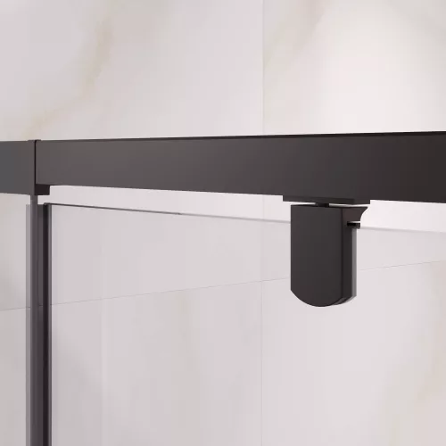 Душевая дверь RGW PA-008B, Цвет стекла: прозрачное, Цвет профиля: Черный, Выбрать размер: 100, изображение 4