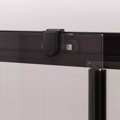 Душевая дверь RGW PA-017B, Цвет стекла: прозрачное, Цвет профиля: Черный, Выбрать размер: 160, изображение 4