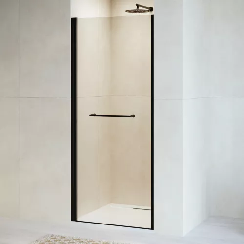 Душевая дверь RGW PA-103B прозрачное стекло, Цвет стекла: прозрачное, Цвет профиля: Черный, Выбрать размер: 80, изображение 3