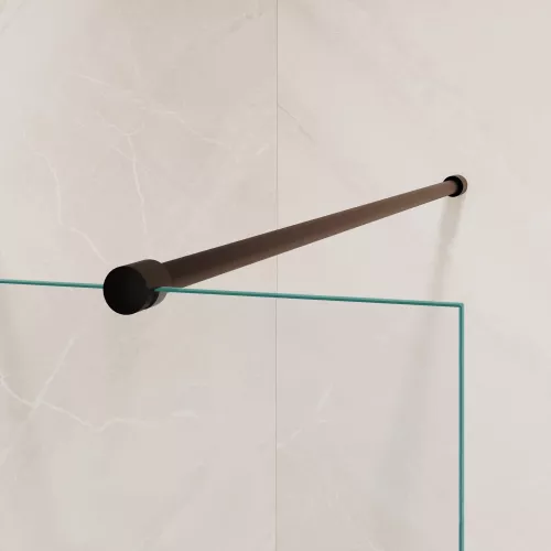 Душевая перегородка RGW WA-016B, Цвет стекла: прозрачное, Цвет профиля: Черный, Выбрать размер: 100, изображение 3