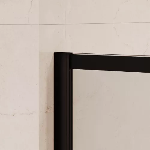 Душевая перегородка RGW WA-019B прозр. с рисунком/черный, Цвет стекла: с рисунком, Цвет профиля: Черный, Выбрать размер: 60, изображение 9