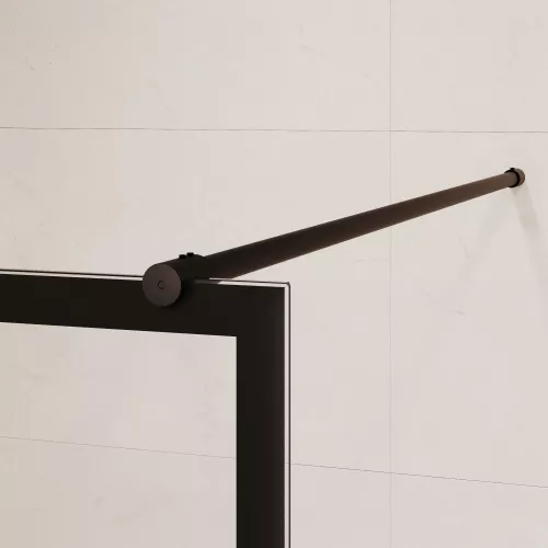 Душевая перегородка RGW WA-019B прозр. с рисунком/черный, Цвет стекла: с рисунком, Цвет профиля: Черный, Выбрать размер: 60, изображение 10