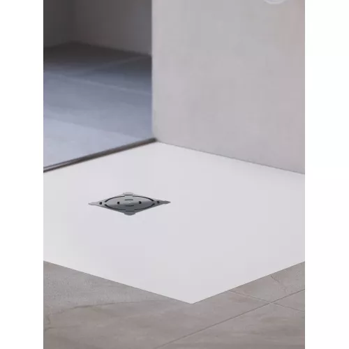 Душевой поддон квадратный RGW ST-W Белый, Выбрать цвет: Белый, Выбрать размер: 800x800, изображение 14