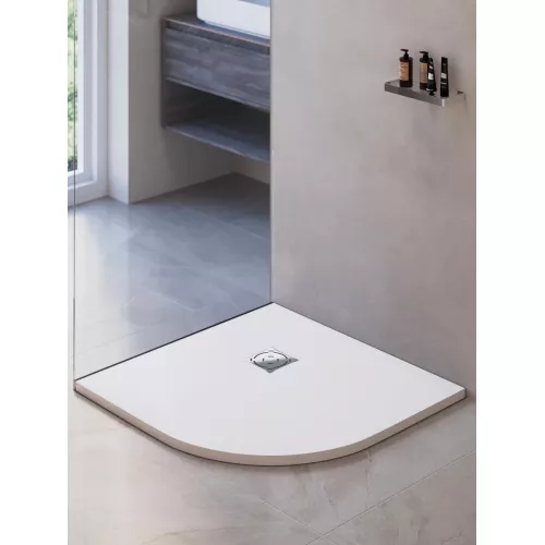 Душевой поддон полукруглый RGW ST/R-W Белый, Выбрать цвет: Белый, Выбрать размер: 900х900, изображение 9