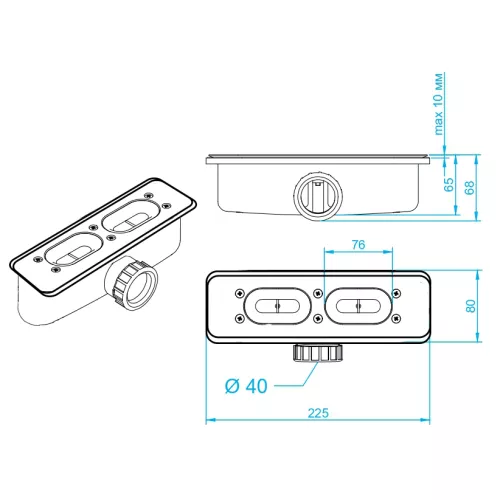 Душевой поддон квадратный RGW STL-W Белый  90х90, Выбрать цвет: Белый, изображение 7