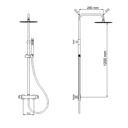 Душевая стойка RGW SP-21, изображение 8