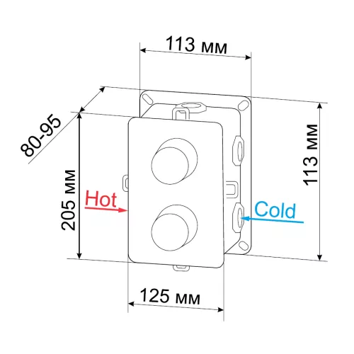 Душевая система встраиваемая RGW SP-6143-01, изображение 17