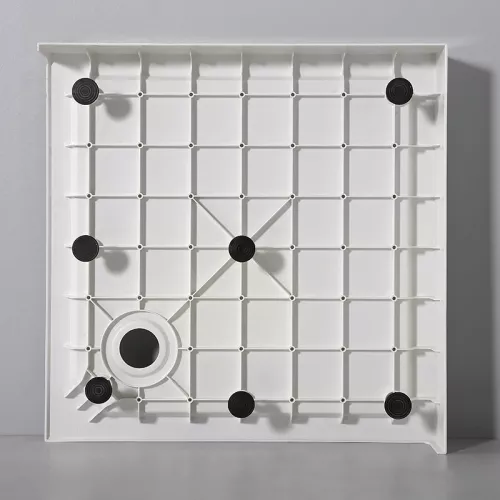 Душевой поддон квадратный RGW SMC-W Белый, Выбрать размер: 80х80, изображение 11