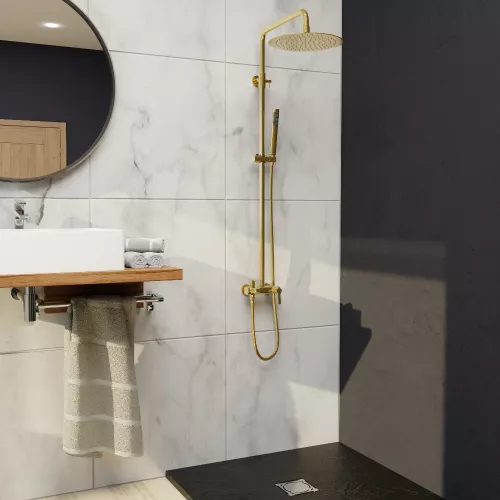 Душевая стойка RGW SP-31G, Выбрать цвет: Золото, изображение 3