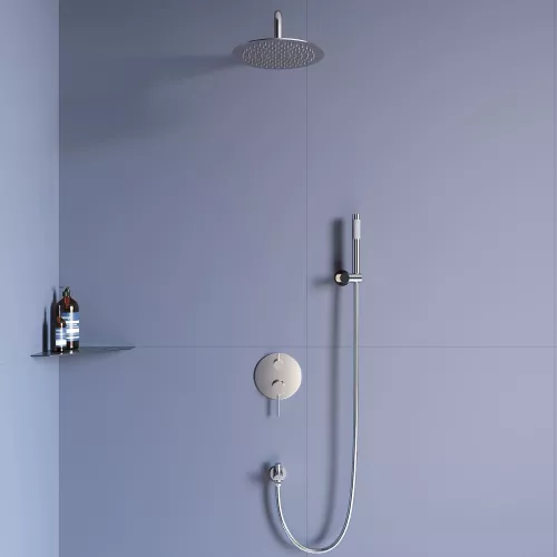 Душевая система встраиваемая RGW SP-52, Выбрать цвет: Хром, изображение 2