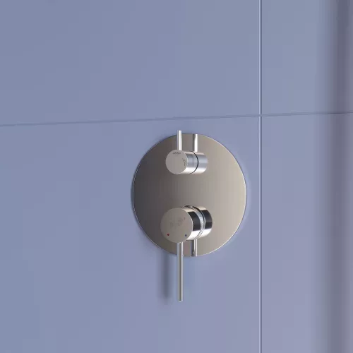 Душевая система встраиваемая RGW SP-52, Выбрать цвет: Хром, изображение 13