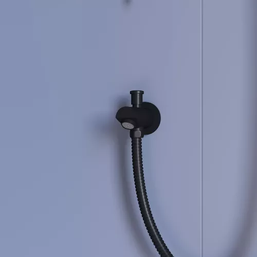 Душевая система встраиваемая RGW SP-52B, Выбрать цвет: Черный, изображение 9